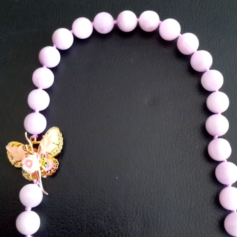 JARDIN COLLECTION KUNZITE BEADED NECKLACE 🩷